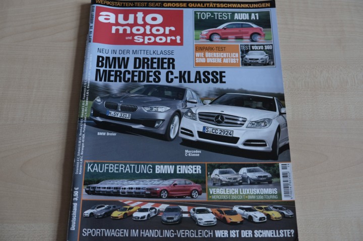 Deckblatt Auto Motor und Sport (19/2010)